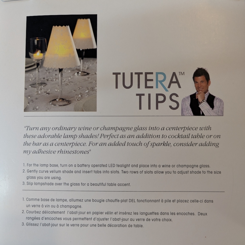 Vellum Lampshade From The Davidtutera Bridal Collection Set Of 3 Brand New - Picture 4 of 7